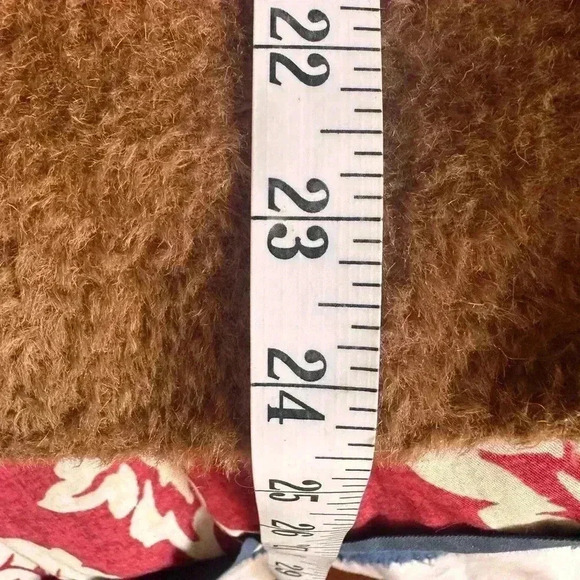 Eileen Fisher size large Carmel brown short wool & alpaca teddy bear jacket. - Picture 10 of 11